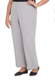 Alfred Dunner Womens Plus-Size Corduroy Pull-On Straight Leg Average Length Pant