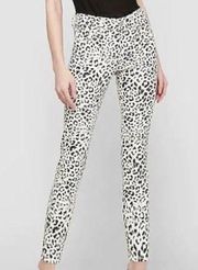 Express Mid Rise Animal Print Ankle Legging Jeans