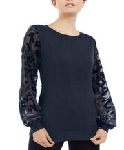 INC International concept sheer sleeves sweater