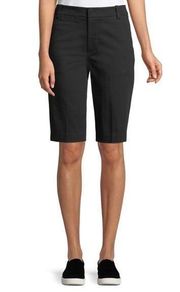 NEW Vince Coin-Pocket Bermuda Shorts, Black Size 4 New w/Tag Retail $175