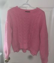 Pink Knitted Sweater