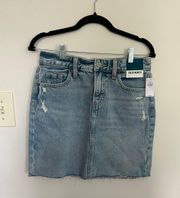 Denim Mini Skirt