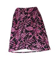 Artisan NY Black and Pink Patterned Skirt