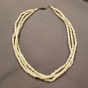 Puka Shell Seashell Layered Necklace