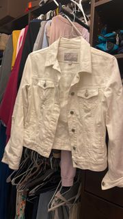 Old Navy white jean jacket