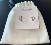 Kate Spade Gold  Hoops with stars Small  Earrings