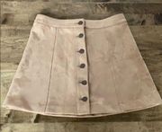 Forever 21 Tan faux suede skirt