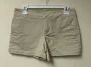 New York & Company 0 Womens Short Shorts Summer Tan Basic Spring Warm Weather