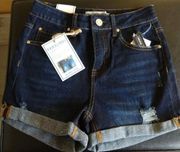 High Rise Shorts - Size 9 Juniors