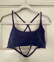 Navy Blue Sports Bra