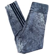 Adidas Aeroready black and gray pattern leggings