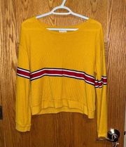 Mustard Cropped Sweater