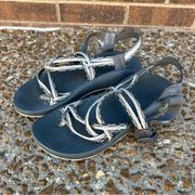 Chaco Women's Z/X2 Classic Apex Gray Comfort Sport Sandals J106102 Size 11M