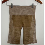 Rykä Coco Brown High Waisted Contouring Biker Shorts No Size Tag