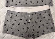 Grey Skull Shorts