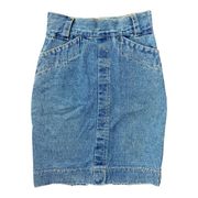 Vintage UnionBay Women’s Blue Pencil Denim Skirt RN60307 Junior Size 5