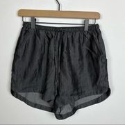 Heartloom Black Pull On Shorts NWT Small