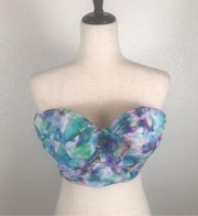 Torrid water color tie dye *bikini top 0/L