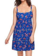 Vera Bradley Hazel Floral Dress with Bow, Blue