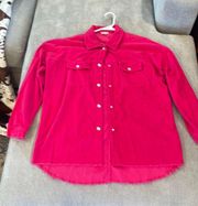 Hot Pink Button Down Shirt