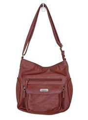 Multisac Brown Faux Leather Bag