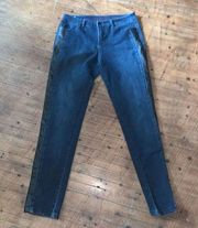 Liverpool 10/30 dark wash stretchy Abby skinny jeans