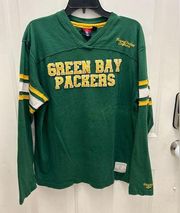 Green Bay Packers Reebok NFL Gridiron Classics Long Sleeve Shirt