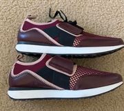 NEW Burgundy and Blush Sneakers Sz 7.5