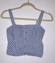 Abercrombie And Fitch Cropped Corset Top