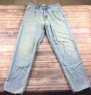 SEXY CHEEKY BUTT DISTRESSED RIPPED VINTAGE CHEROKEE LIGHT WASH RELAXED JEANS