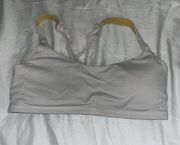 White Lululemon Align Sports Bra