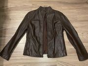 Vintage Express 100% Leather Jacket Size 13/14