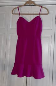 Fuchsia Mini Dress