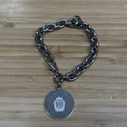 Disneyland Club 33 Original Logo Silver Charm Bracelet