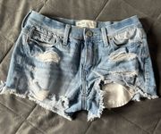 Light Blue Jean Shorts