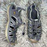 Keen Whisper gray waterproof closed toe hiking sport sandals women’s shoe size 7