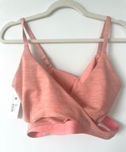 freeform low coverage sports bra NWT size Large color terracotta