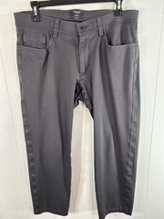Theory Raffi gray slim fit size 31 women’s cropped ankle pants. 25 inch inseam.
