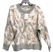 NWT Frnch Paris Camo Pullover Sweater Size M/L