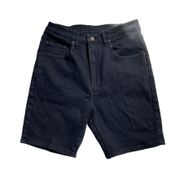 Y2k  black denim Bermuda shorts