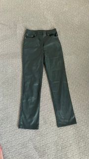 For All Mankind Leather Pants 