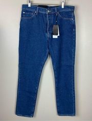 Armani Exchange J51 Button Fly Carrot mid rise Skinny Jeans size 31 new nwt