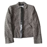 MaxMara Wool Blend Marled Button Sweater Cardigan Blazer Jacket 6