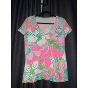 Lilly Pulitzer Short Sleeve Shirt Size Medium