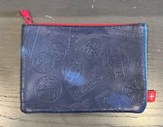 Marvel Spider-Man Travel Navy Blue Red Cosmetic Pouch Bag
