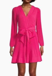 NEW | Milly “Liv” Pleated Belted Mini Dress Size S