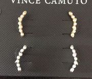 Vince Camuto set Earrings Minimalist Gold & Silver