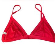 Rhythm Bikini Top Red Extra Small