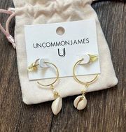 Uncommon James Seashell Hoops