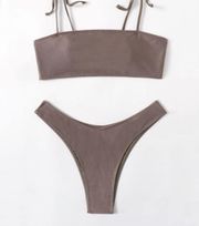 Brown Bikini Set